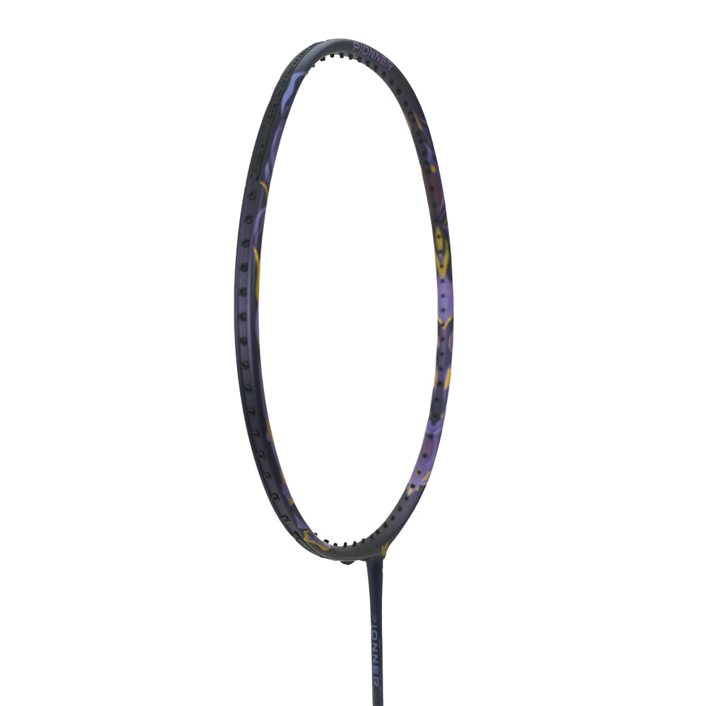 SMARTWAY-Pioneer 46T Carbon Fiber Head Light Professional Badminton Racket 3UG5 Best Badminton Racket-Gold