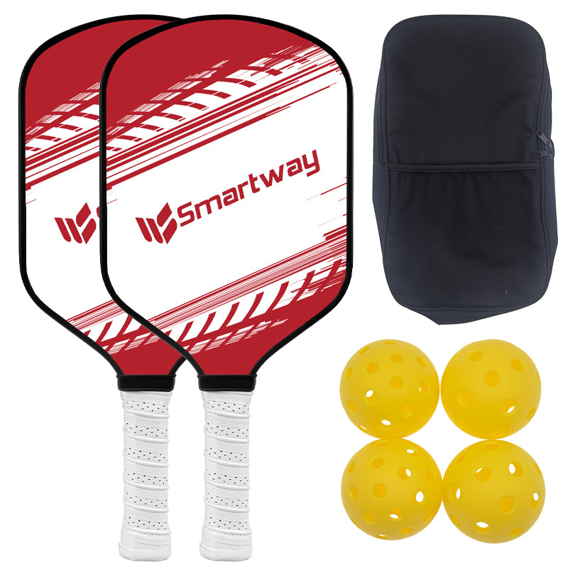 Best Pickleball Paddles Outdoor Pickle Ball T700 Carbon Fiber Lightweight Pickleball Set （2pack）- SMARTWAY