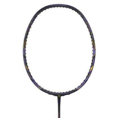 SMARTWAY-Pioneer 46T Carbon Fiber Head Light Professional Badminton Racket 3UG5 Best Badminton Racket-Gold