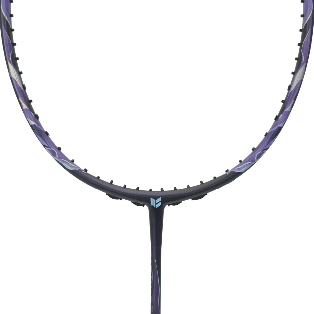 SMARTWAY-Pioneer 46T Carbon Fiber Head Heavy Professional Badminton Racket 4UG5 Best Badminton Racket-Silver